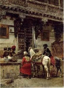 Arab or Arabic people and life. Orientalism oil paintings 197, unknow artist